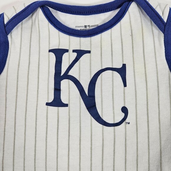 Kansas City Royals Baby Bodysuits Set of 3 MLB Genuine Merchandise sz 6-9 Month - Picture 3 of 9